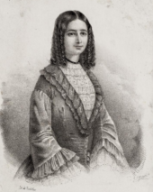 Retrato de Carolina Coronado